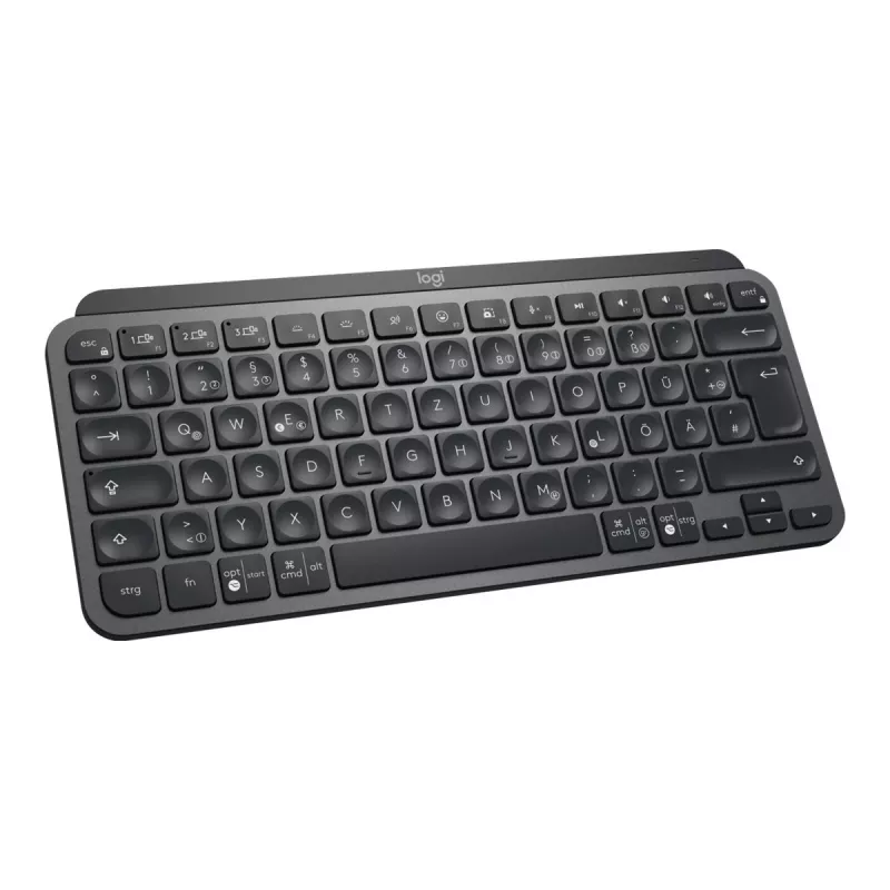 Logitech MX Keys Mini for Business - Klawiatura - podświetlana - Bezprzewodowa - Bluetooth LE - QWERTY - Hiszpański - Europa - Grafit (920-010603)