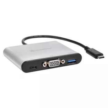 Zewnętrzny adapter wideo SILVERSTONE CH7517 USB-C na VGA (Chrontel CH7517) złącze wyświetlacza zewnętrznego
