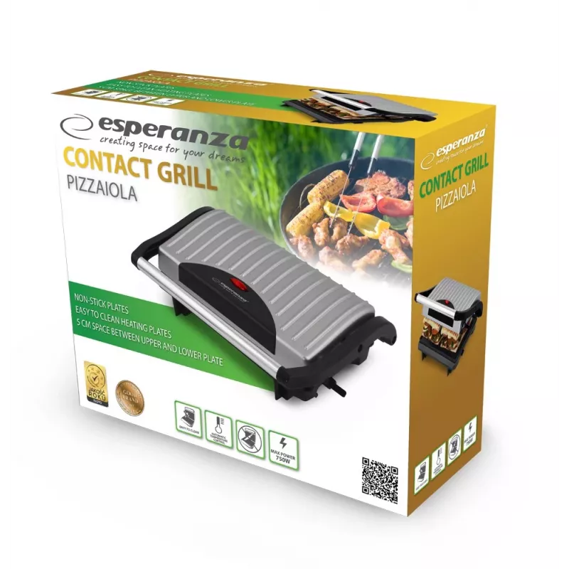 Esperanza Ekg005 elektryczny grill kontaktowy Pizzaiola Ekg005