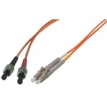 Tecline exertis Connect - Kabel krosowy - ST wielomodowy (M) na LC wielomodowy (M) - 2 m - światłowód - 50/125 mikrometra - OM2 - pomarańczowy (85402)