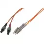 Tecline exertis Connect - Kabel krosowy - ST wielomodowy (M) na LC wielomodowy (M) - 2 m - światłowód - 50/125 mikrometra - OM2 - pomarańczowy (85402)
