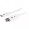 Kabel USB 3.2 Gen 2, wtyk USB-A > wtyk USB-C (biały, 0,5 metra)