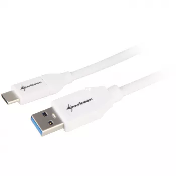 Kabel USB 3.2 Gen 2, wtyk USB-A > wtyk USB-C (biały, 0,5 metra)