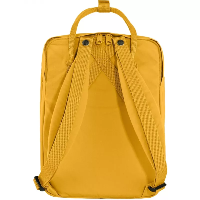 Plecak Fjällräven Kanken Laptop 13 cali — Miejski plecak casualowy, Żółty, 250×160×350 mm, Poliamid/PP/Winyl