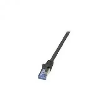 Kabel sieciowy LogiLink 1.5m Kat.6A RJ-45 S/FTP Czarny