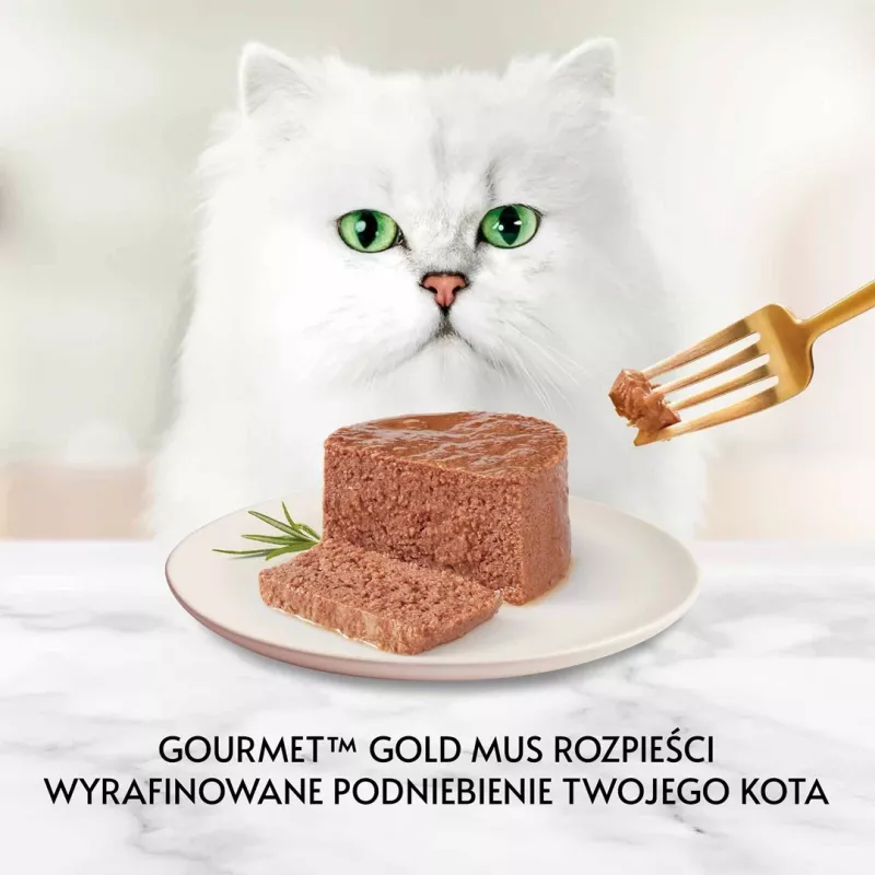 GOURMET Gold Wołowina - mokra karma dla kota - 85g