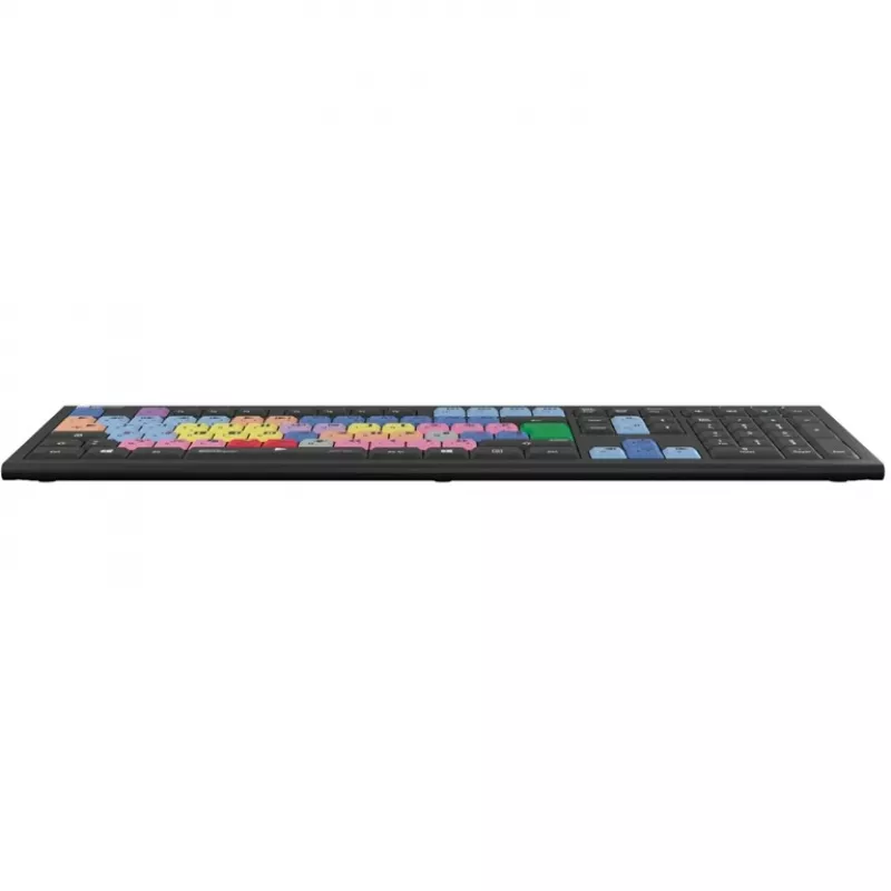 Logickeyboard LKB-MCOM4-A2PC-FR Klawiatura USB AZERTY Francuski Czarna (LKB-MCOM4-A2PC-FR)