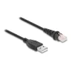 Kabel do skanera kodów kreskowych DeLOCK RJ50 – USB 2.0 Type-A, 2 m