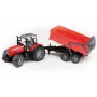 Model ciągnika BRUDER Massey Ferguson 7480 z wywrotką
