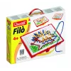 Quercetti 0570 Filo sznurki do haftowania zabawka edukacyjna, wiek 4+, wielokolorowa