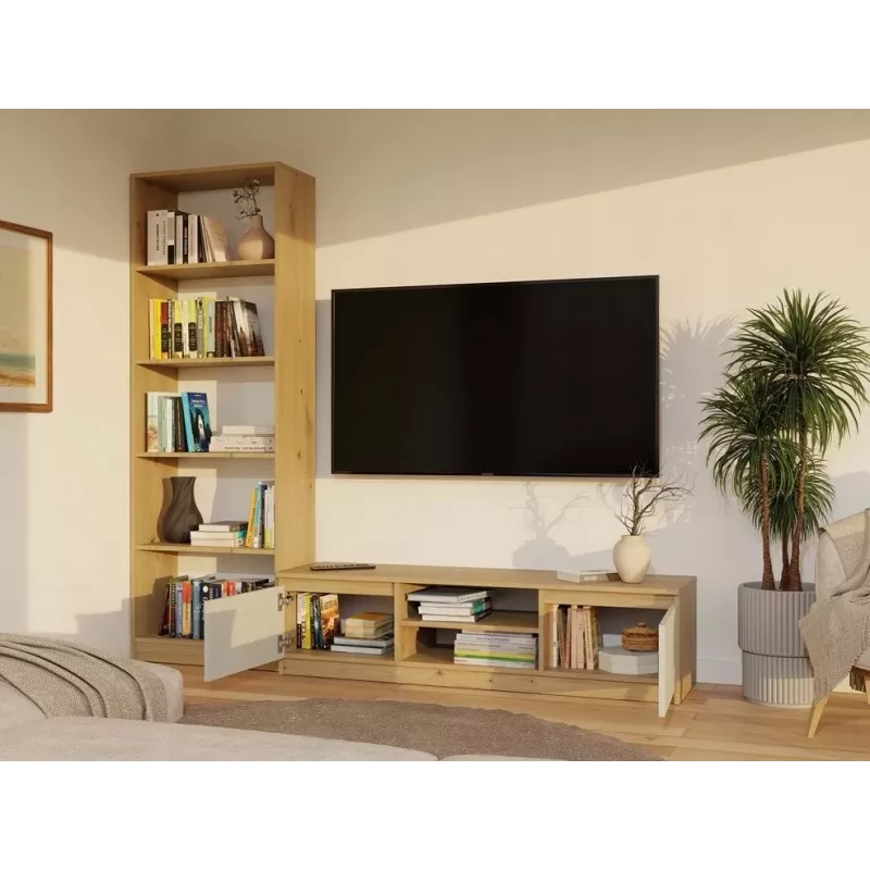 MALWA 140 szafka TV, dąb artisan/kaszmir