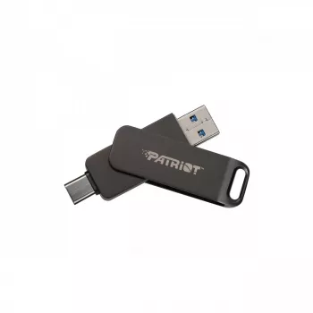 Pendrive PATRIOT Rage R550 1TB 100 MB/S USB A+C Swivel Design (PE1TR550DSAD) Czarny