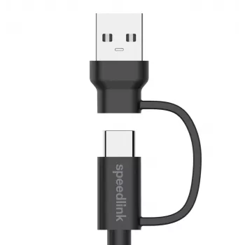 Kabel USB 3.2 Gen 1 (3.1 Gen 1) Speedlink SL-460101-BK, 3 m, USB A/USB C na USB C, czarny