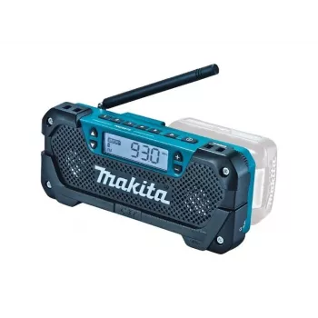 Makita MR052 radio Worksite Analog & digital Czarny, Niebieski