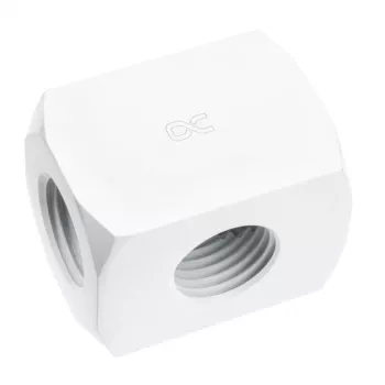 Blok wodny Alphacool 17629 mosiężny biały 22x30x22mm