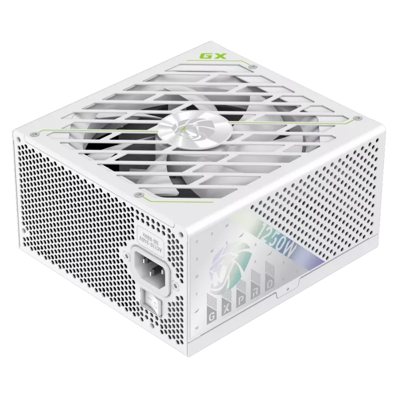 Zasilacz Gamemax, 80 PLUS, Gold | GX PRO 1250G WH | 1250 W