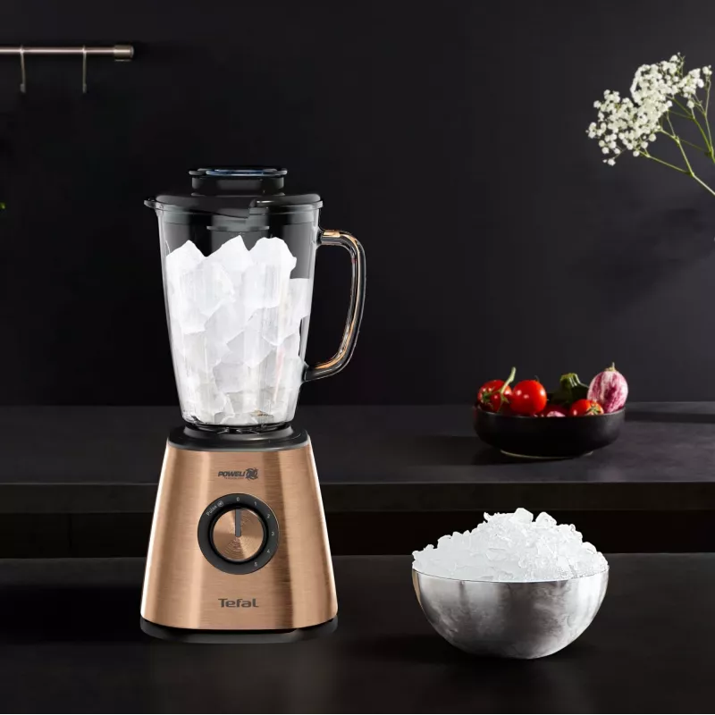 Blender stołowy Tefal BlendForce BL439G10 — 800 W, szklany dzbanek 1,75 l, kruszenie lodu