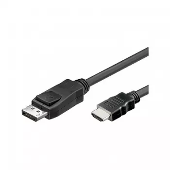 Good Connections Kabel połączeniowy DisplayPort 1.2 na HDMI - 24K pozłacane styki - OFC - czarny - 3m