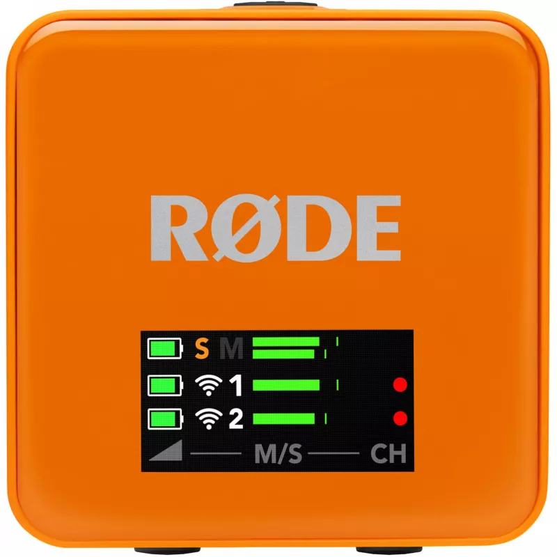 RØDE Wireless GO III pomarańczowy - bezprzewodowy system mikrofonowy (pomarańczowy)