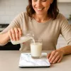 Waga kuchenna Beper P102BIL004 - cyfrowa, 5 kg, 1 g, biały marmur