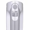 Mikser ręczny Bosch MFQ36480 – 450 W, 5 prędkości z turbo, szaro-biały, trzepaczki i haki do ciasta