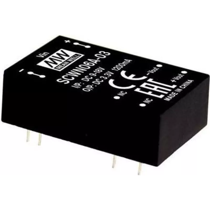 Zasilacz/przetwornica Mean Well SCWN06A-05, 6 W, 5 V, 1 A