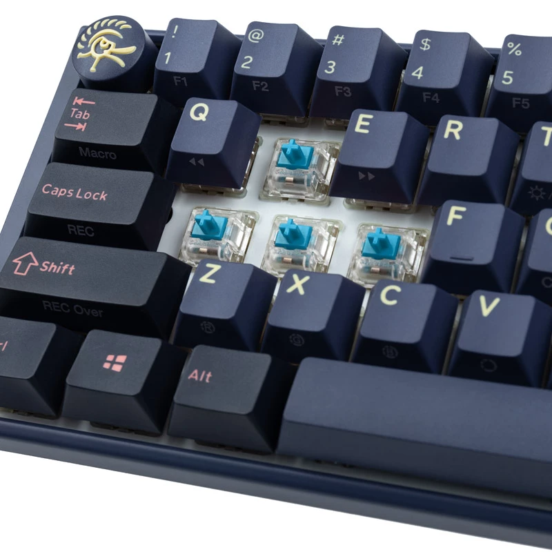 Ducky One 3 Cosmic Niebieski Mini Klawiatura gamingowa, RGB LED - MX-Niebieski (US)