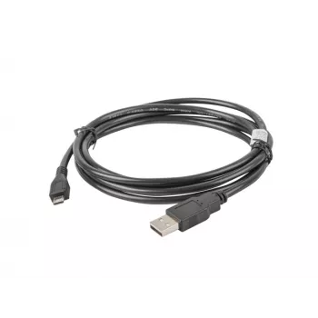 Kabel USB 2.0 LANBERG CA-USBM-10CC-0018-BK, Micro-USB B na USB A, 1,8 m, czarny