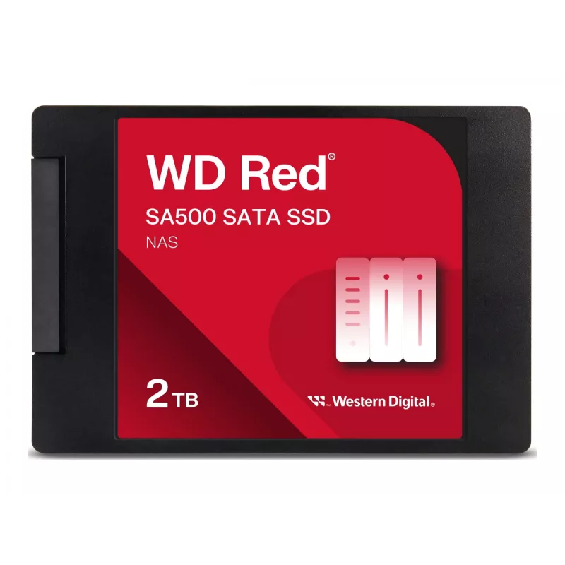 SSD Western Digital czerwony SA500 2TB 2.5 inch SATA III, 3D NAND, NAS