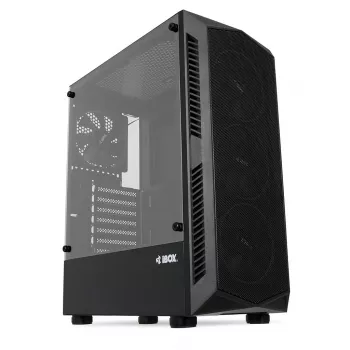 Obudowa PC IBOX LUPUS 27 Midi Tower ATX, szkło hartowane, RGB, 455×200×380 mm, obsługa ATX, GPU do 32 cm