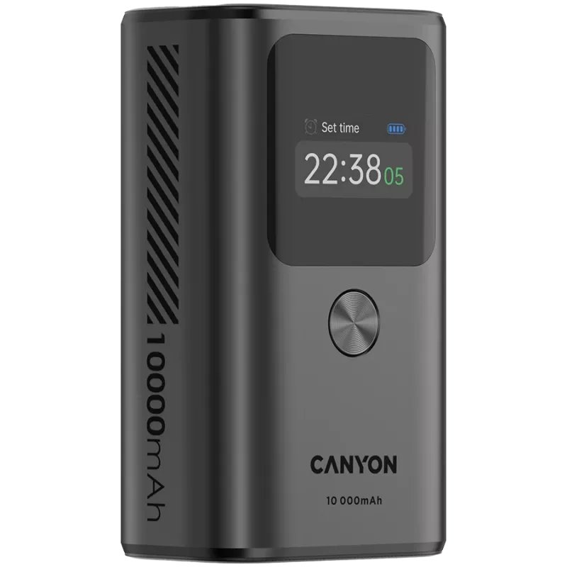 Przenośny power bank CANYON OnPower 130 TFT 10000 mAh