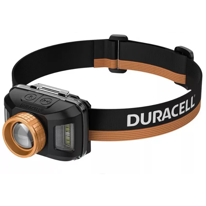 Lampa czołowa Duracell DH850R Gift Box czarna, pomarańczowa