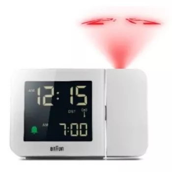 Braun 67161 budzik Cyfrowy budzik Biały