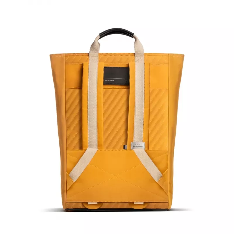 Plecak casualowy Native Union W.F.A Backpack żółty 100% PET z recyklingu