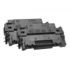 HP 55X zestaw 2 szt. Czarny oryginalny toner LaserJet o wysokiej wydajności