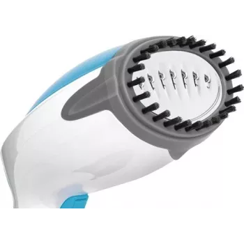 Żelazko parowe MPM MZP-01 ze stopą ze stali nierdzewnej, 1200 W, odłączany zbiornik 0,25 L, para ciągła 36 g/min, niebieskie