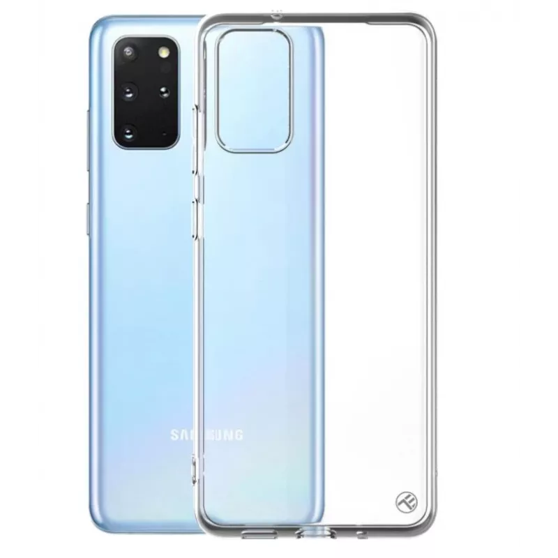 Silikonowe etui Tellur do Samsung S20 Plus przezroczyste – miękkie etui ochronne