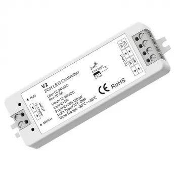 Odbiornik sterownika V2 12-24V, 2x5A