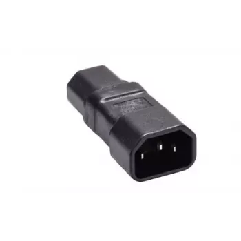Microconnect PEA1415 kabel zmieniacz płci C14 C15 Czarny