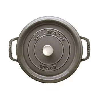 Staub Cocotte 3,8 L Okrągłe żeliwne naczynie do zapiekania