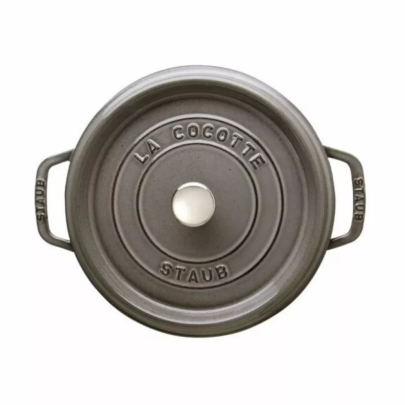 Staub Cocotte 3,8 L Okrągłe żeliwne naczynie do zapiekania