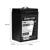 Bateria AGM VRLA 6V 4,5Ah IP54