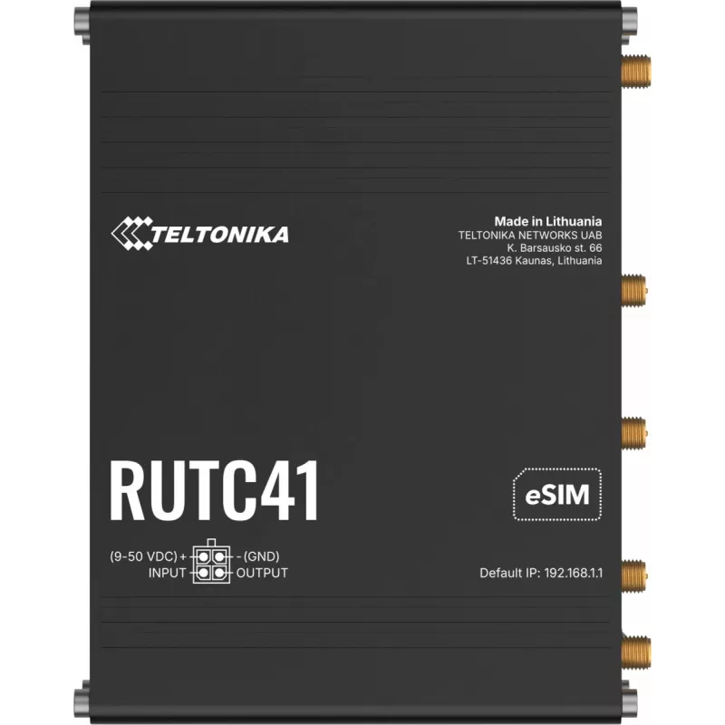 Router TELTONIKA RUTC41 4G LTE EDGE, przemysłowy router mobilny RUTC41000000