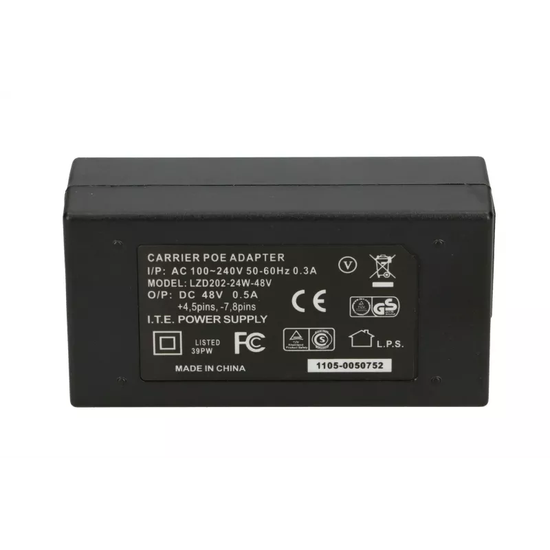 Zasilacz Extralink POE POE-48-24W, 48V, 0,5A, 24W, kabel w zestawie