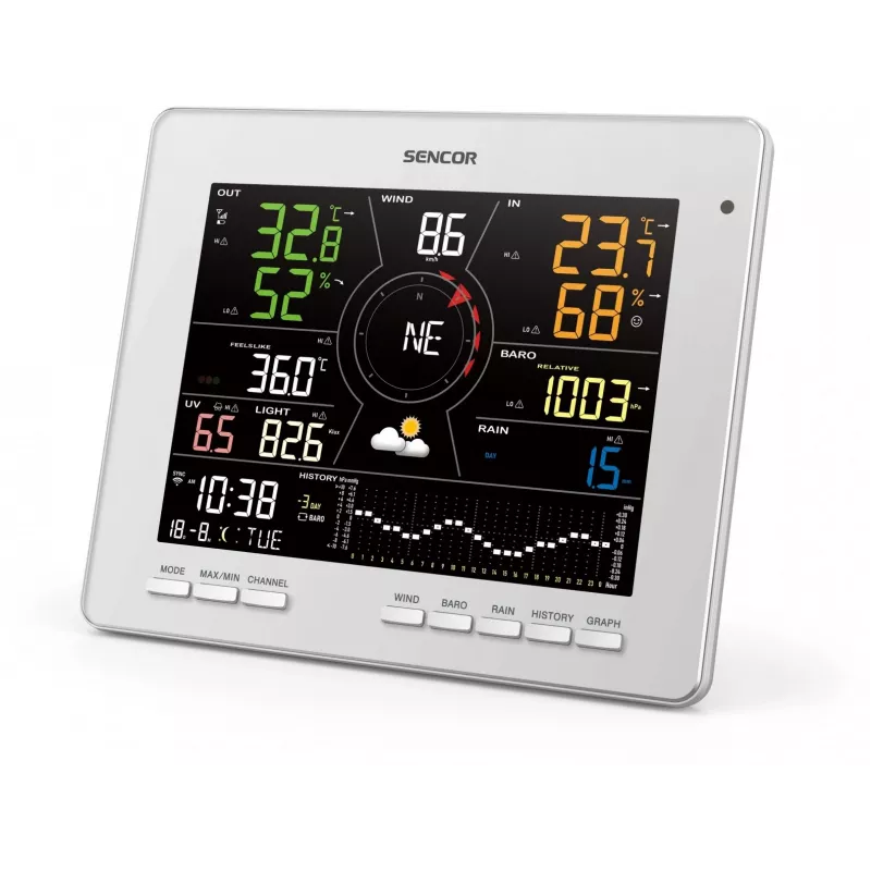 Stacja pogodowa SWS 16600 WiFi 7 w 1