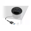 Koncentrator USB DeLOCK 64153 Type-A 5000 Mbit/s Czarny