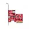 Karta DeLOCK PCI Express x4 USB 10 Gb/s Typ-C Typ-A Niskoprofilowa
