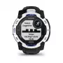 Smartwatch GARMIN Instinct 3.05 cm (1,2 cala) AMOLED 45 mm 390x390 px ekran dotykowy czarny biały GPS 4 GB 53 g pasek silikonowy