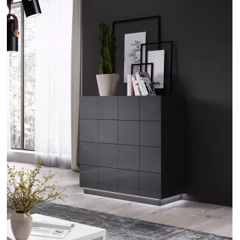 Komoda Cama Lighting REJA 4S biała