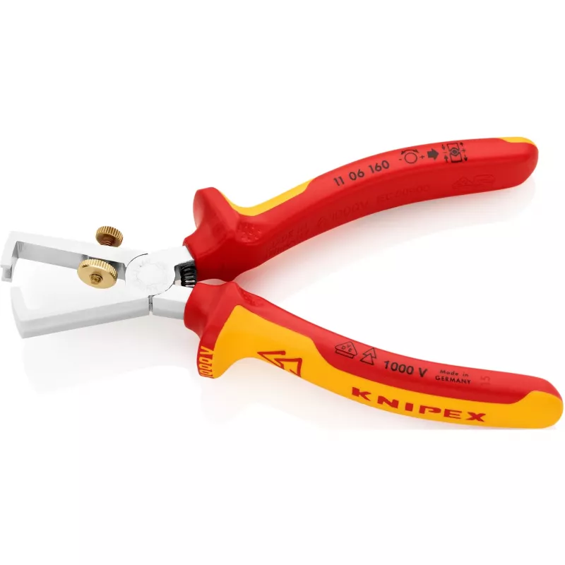 Knipex 11 06 160 ściągacz izolacji Pomarańczowy, Czerwony